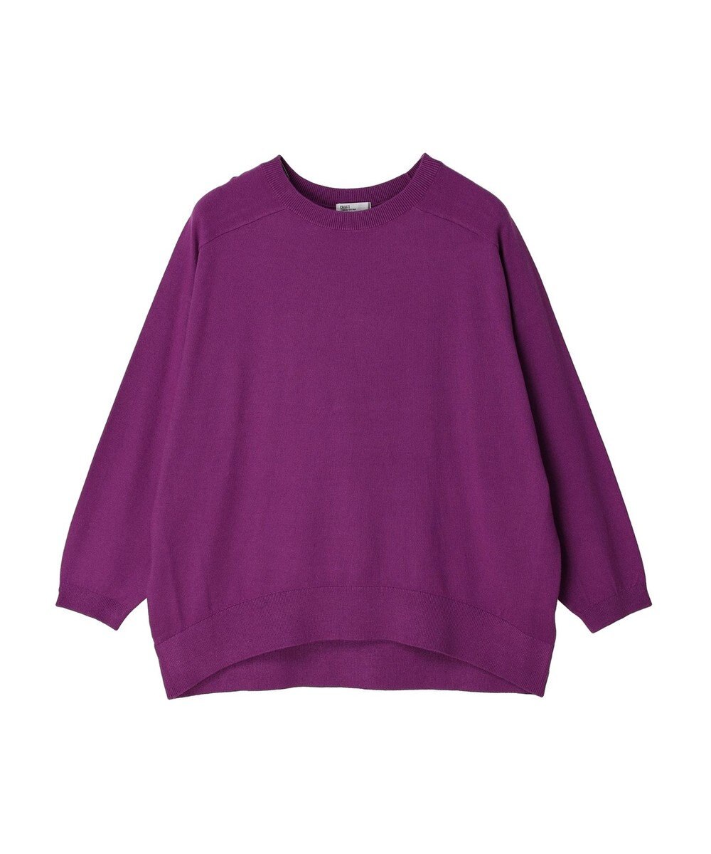CRAFT STANDARD BOUTIQUE とてもちクルーネックニットプルオーバー 