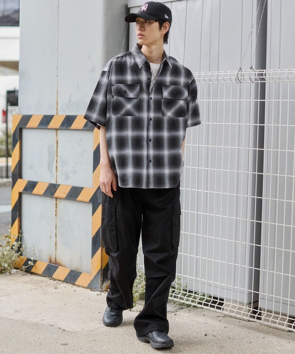 WEGO オンブレチェックシャツ（SS） 