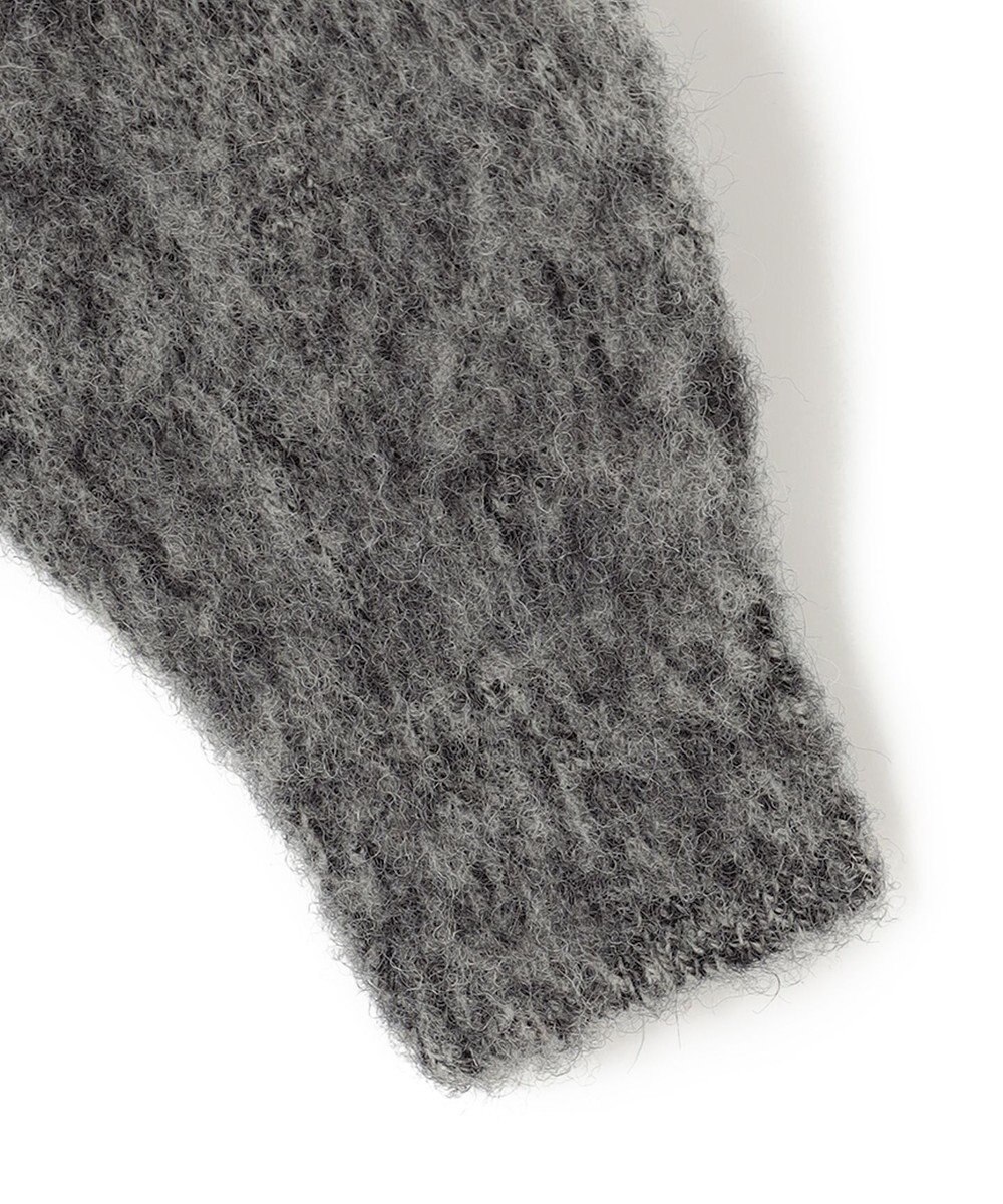 J.PRESS MEN 【J.PRESS ORIGINALS】SHETLAND WOOL SHAGGY SADLE CARDIGAN 