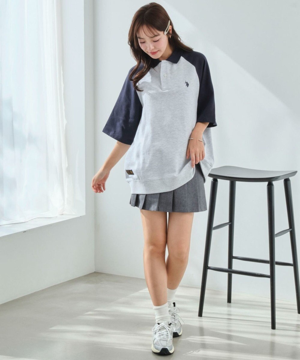 WEGO 【ユニセックス着用ITEM/MLサイズ展開】別注USPOLO　ヘビーウェイトポロT 