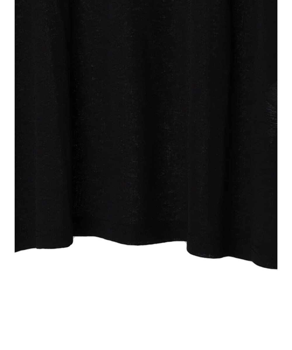 Green Parks 袖チュールドッキングシアープルオーバー 