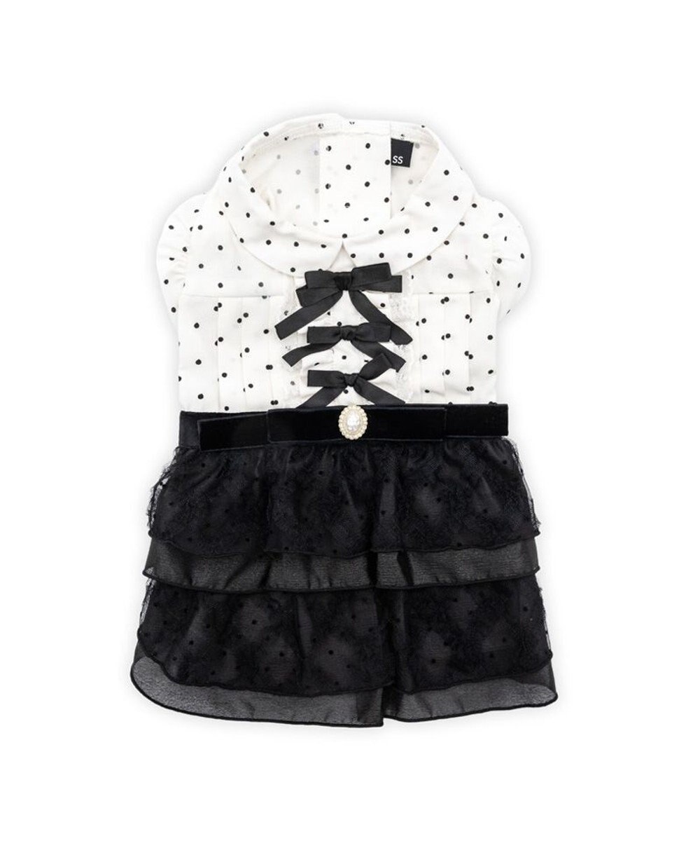 PET PARADISE cherircouture ドットシャツ ワンピース 小型犬 