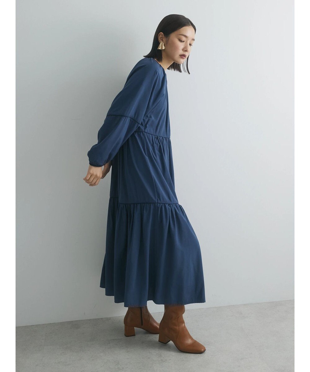 Green Parks armonia. ティアード配色パイピングワンピース 