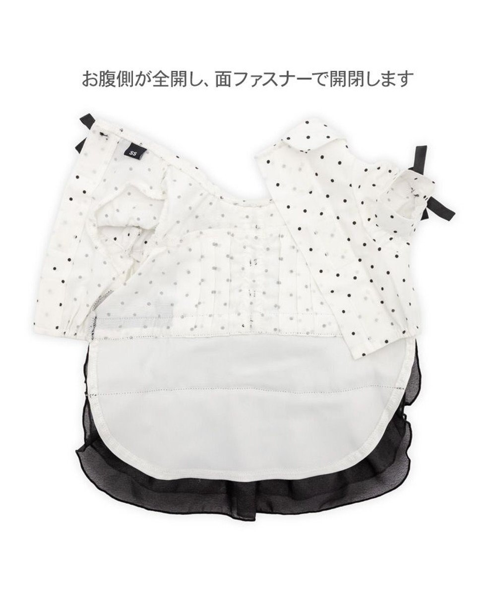 PET PARADISE cherircouture ドットシャツ ワンピース 小型犬 