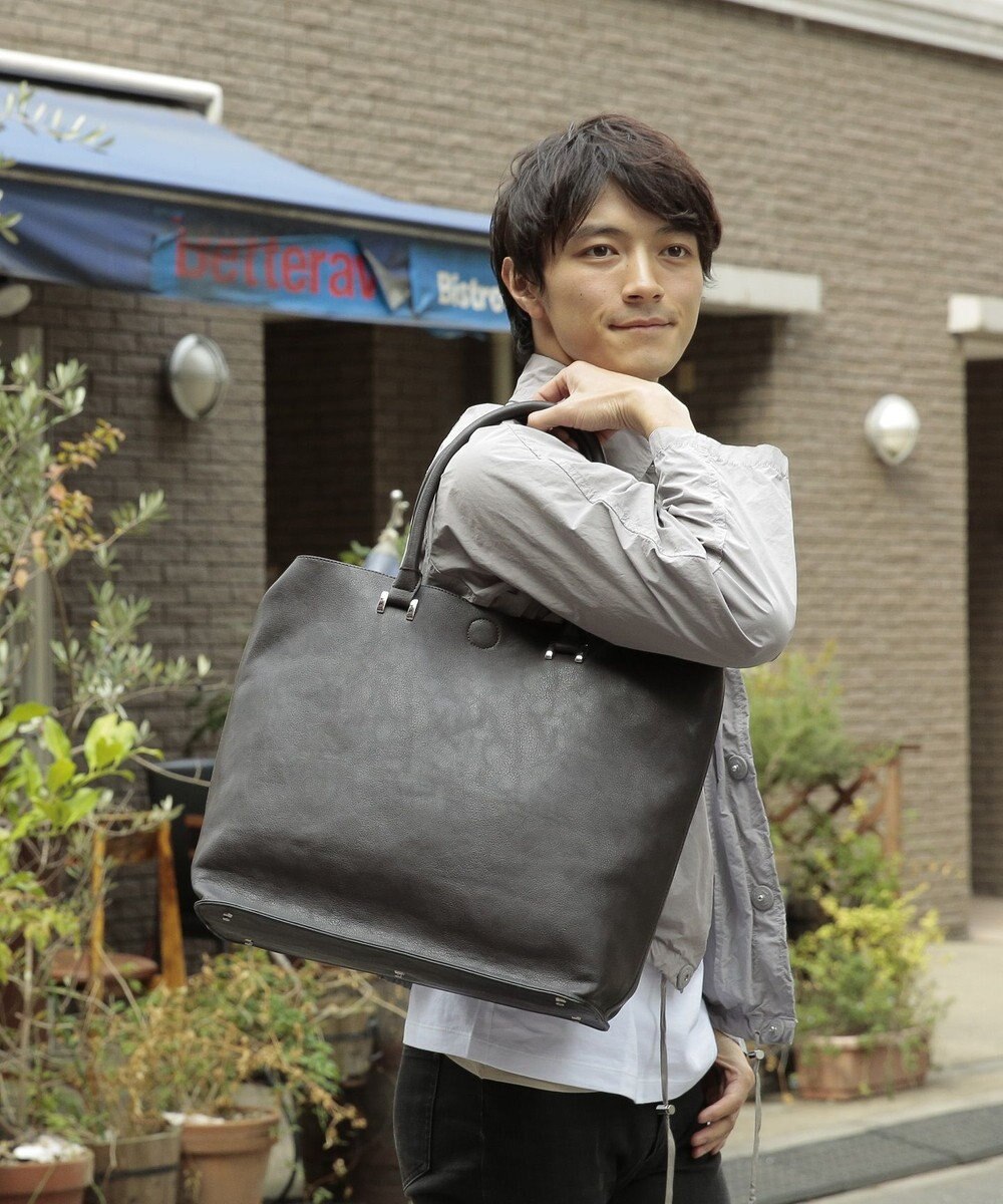 UNBILLION Otias アンティークタイプ合皮ビジネストート 