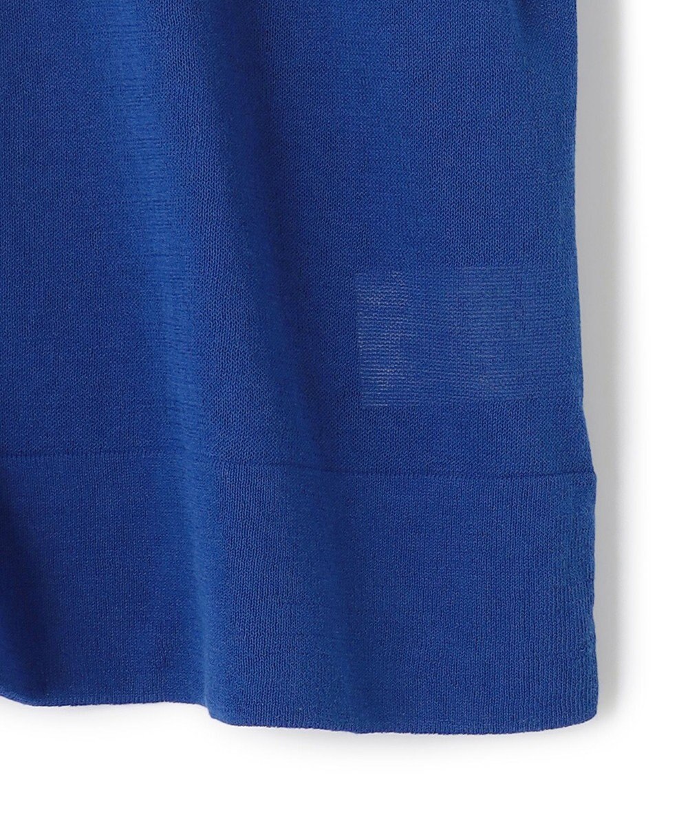 UNFILO L フロスティコットン  クロップド  カーディガン 