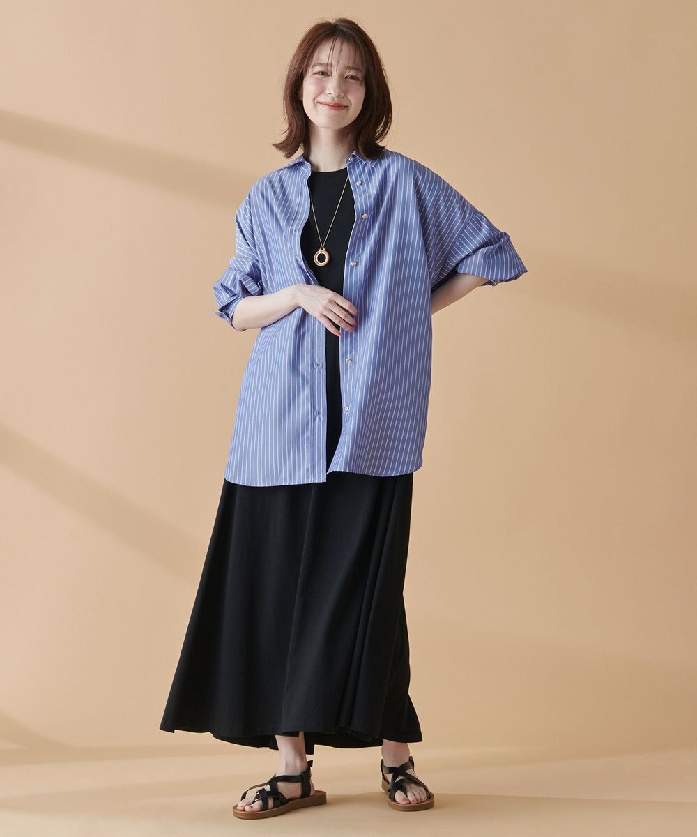 ANY 【UVケア・吸水速乾・接触冷感】ラク映えドライシャツ 