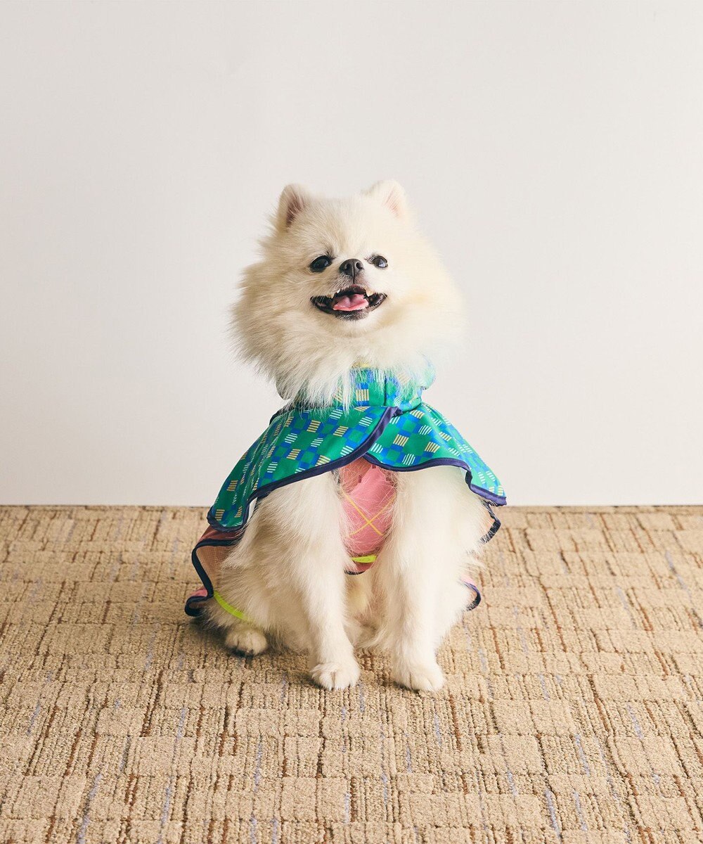 COQ PLAID ARGYLE ドッグポンチョ レインコート 