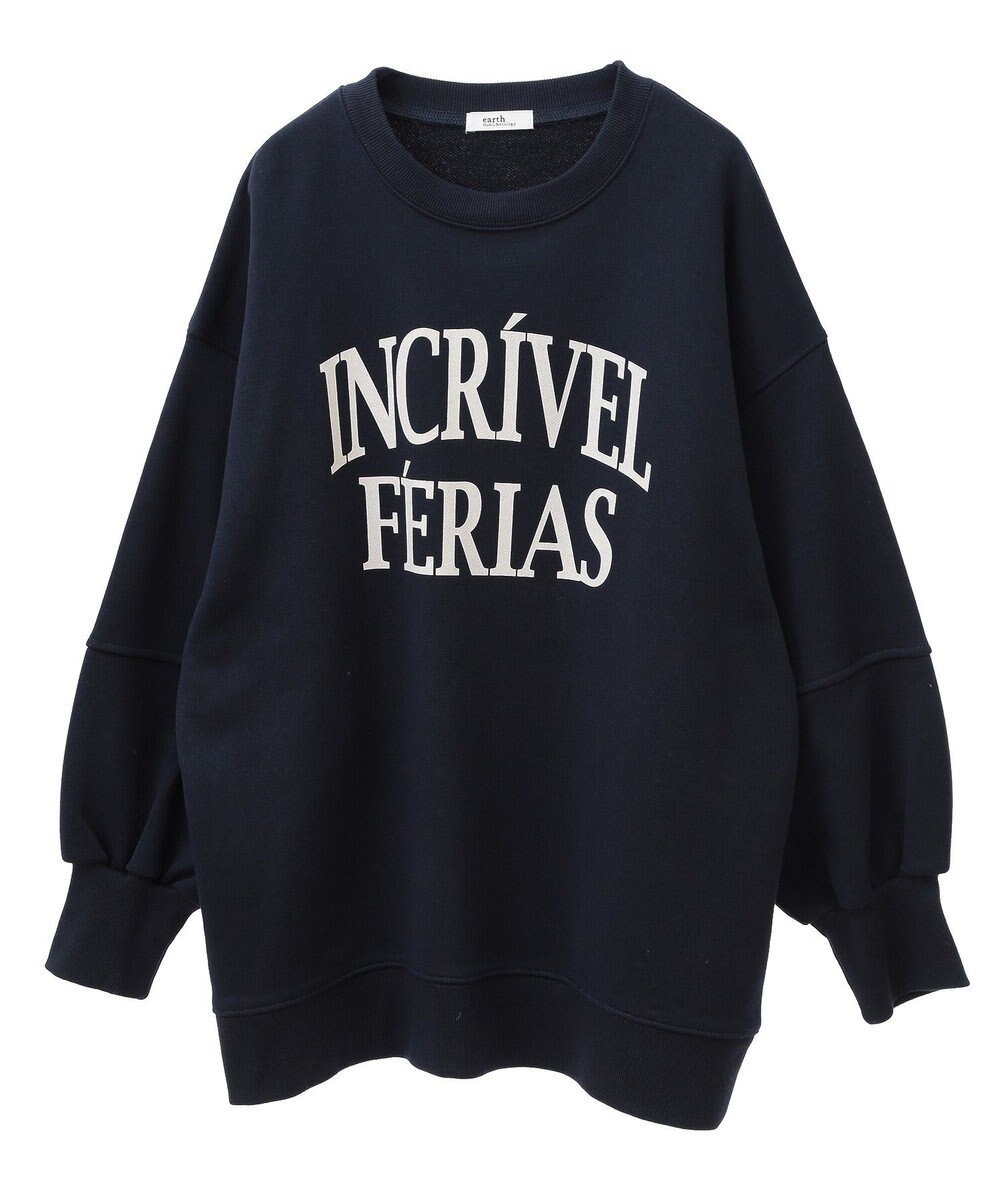 earth music&ecology アソートロゴルーズスウェット 