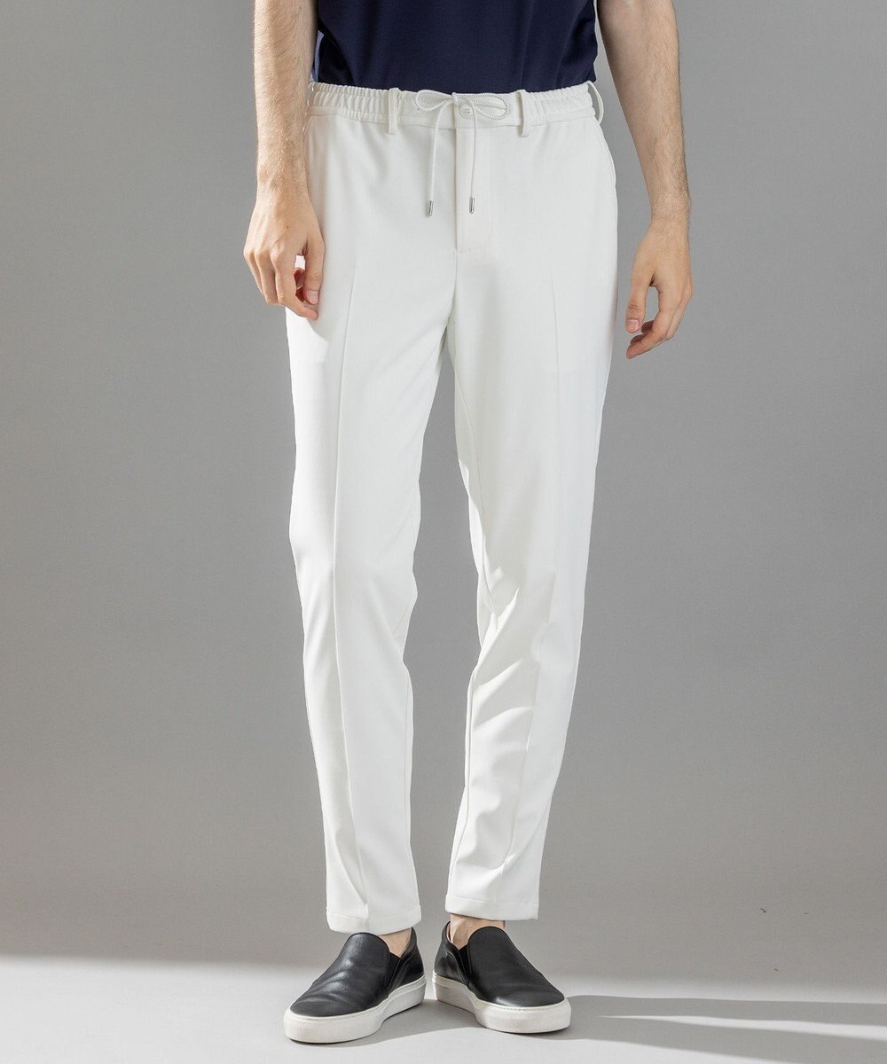 JOSEPH HOMME 新素材【ストレッチ/洗える/撥水/UVカット/接触冷感/防透性/防汚性】プルシェルポンチ  / ドロスト付テーパードパンツ PEGG CONVERTIBLE 