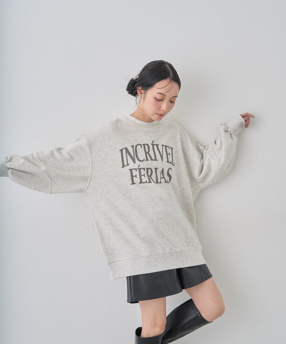 earth music&ecology アソートロゴルーズスウェット 