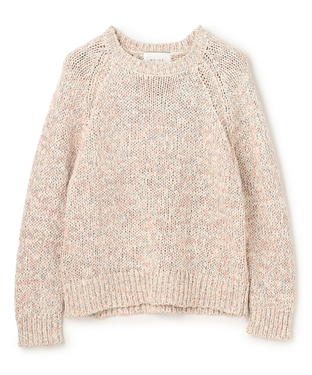 BEIGE， OPAL / チャンキーニットプルオーバー 