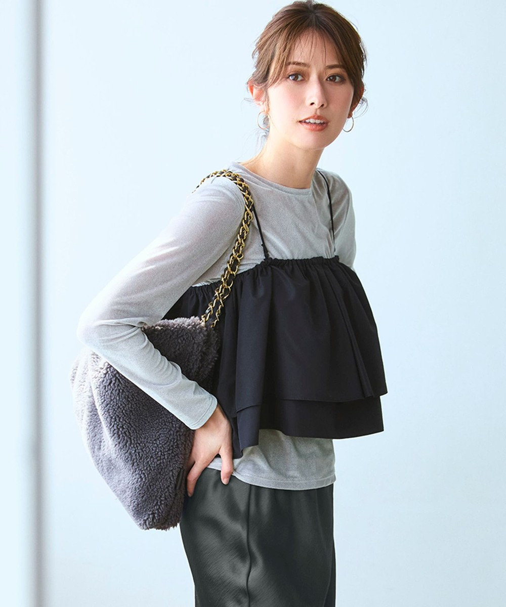 23区 S 【洗える】マルチタフタ ビスチェ 