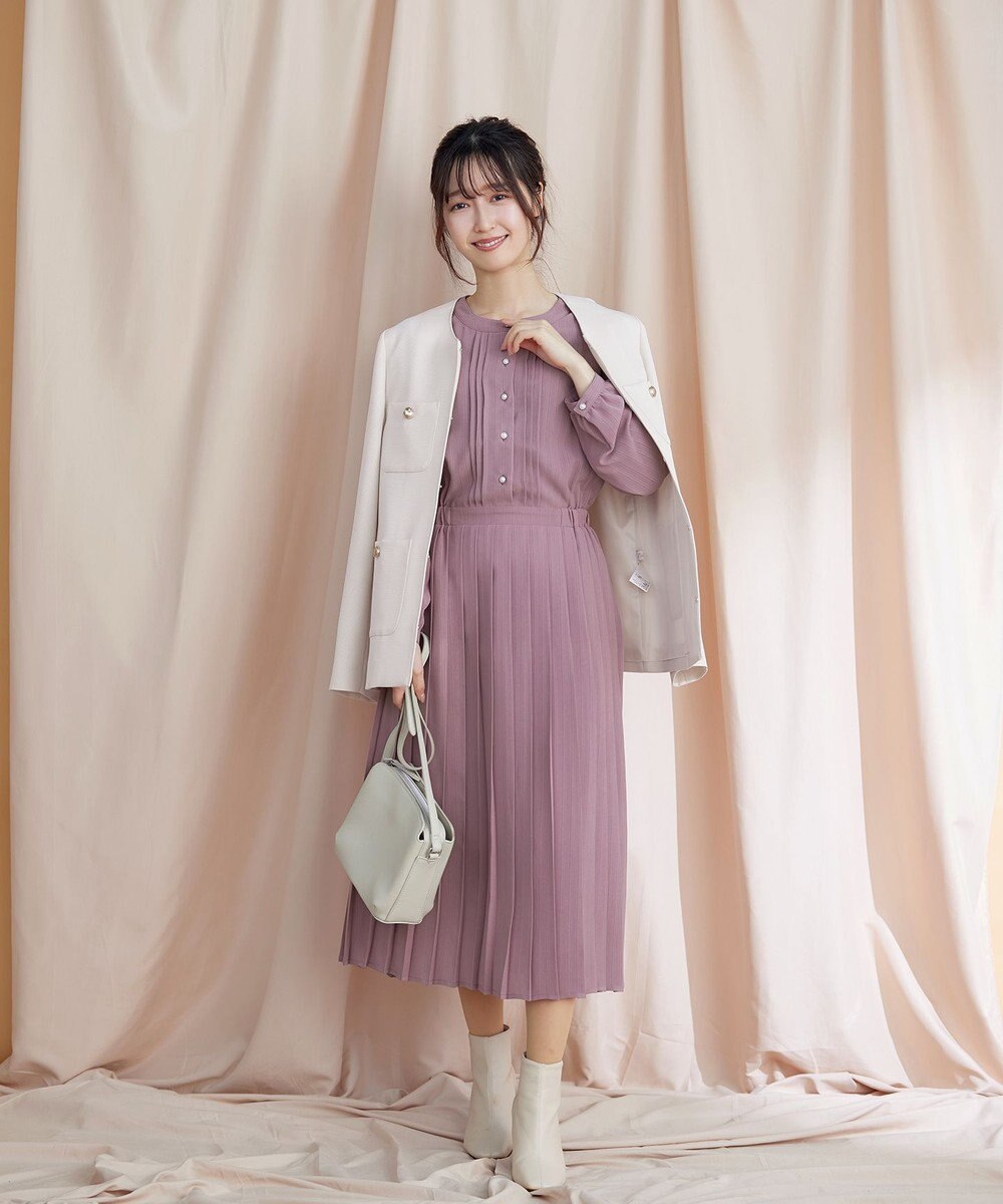 Tiaclasse 【洗える】ワッフルピケジャケット 