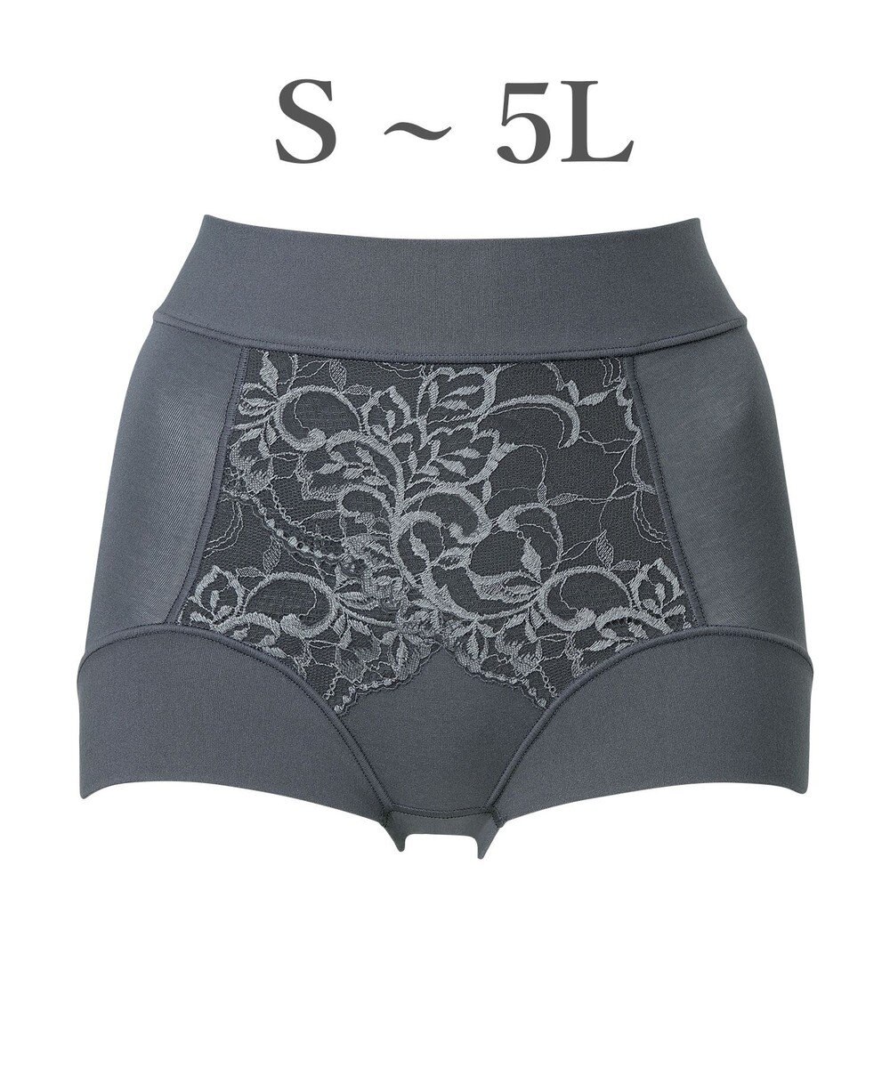 BRADELIS New York 【BRADELIS NewYork peace】綿混フィットレースショーツ25 深め 補正下着 ヒップアップ 美尻 