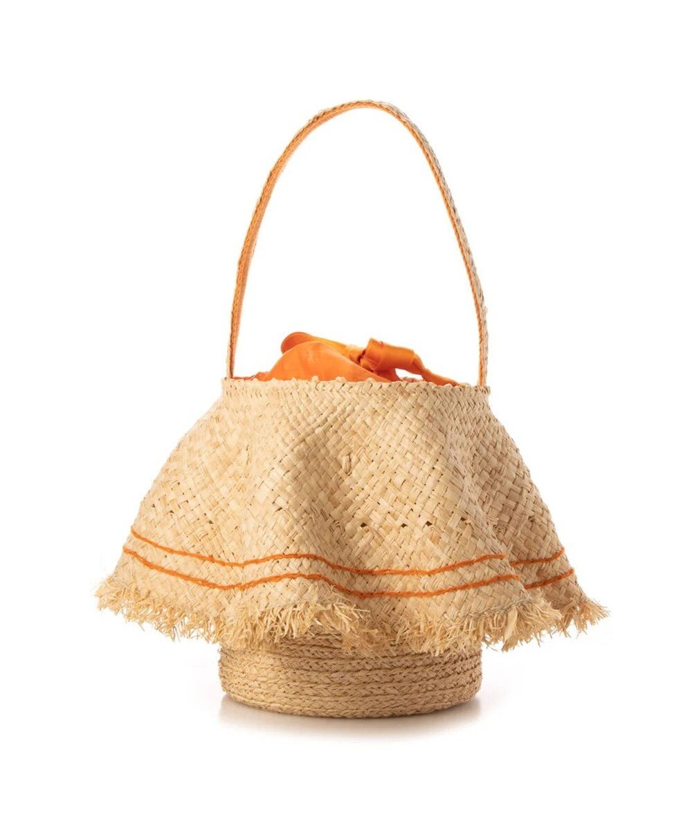 UNBILLION kakatoo ラフィアラッフルステッチワークワンショルダー 