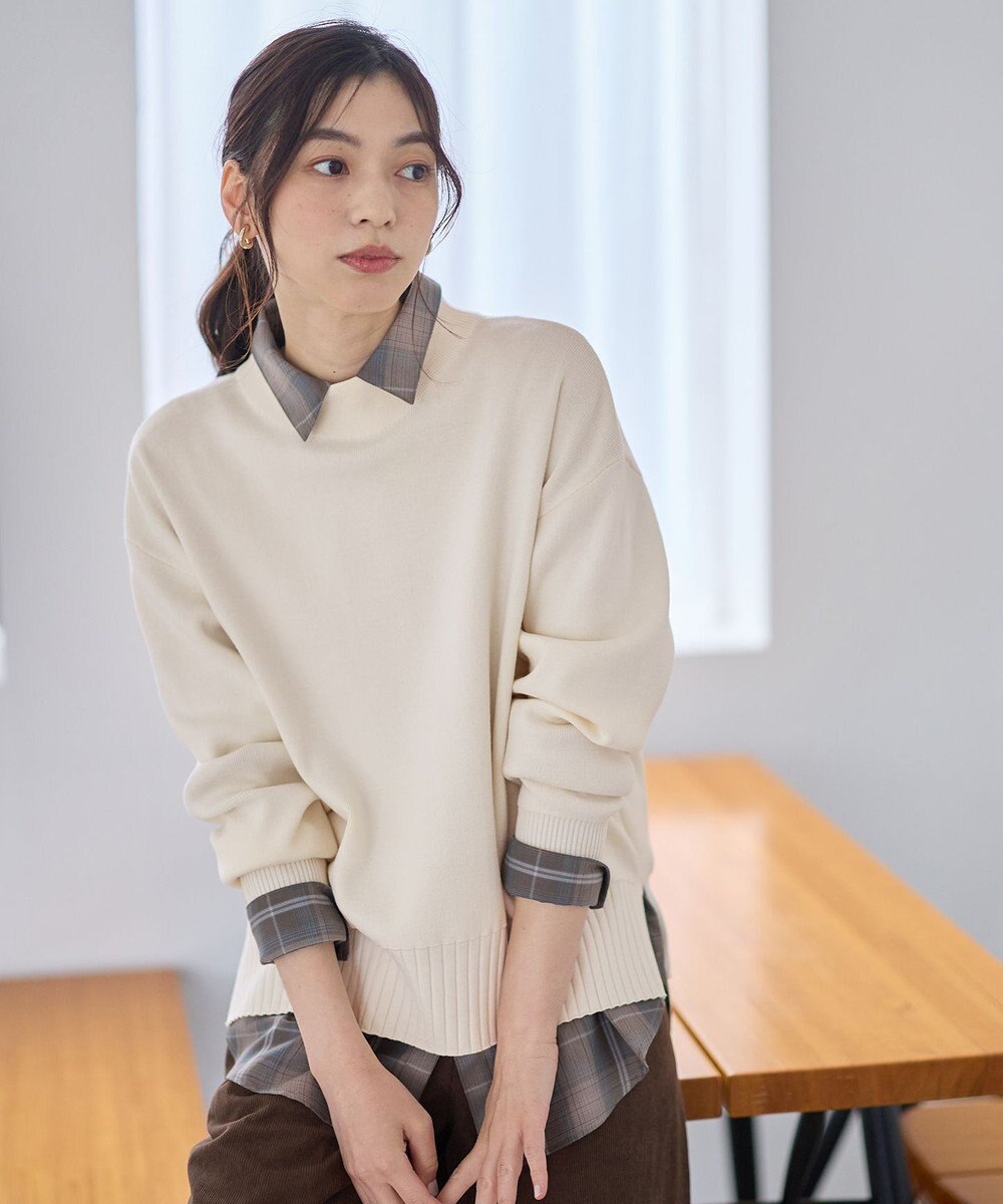 ANY L 【新色追加】ハイネックデイリーニット 