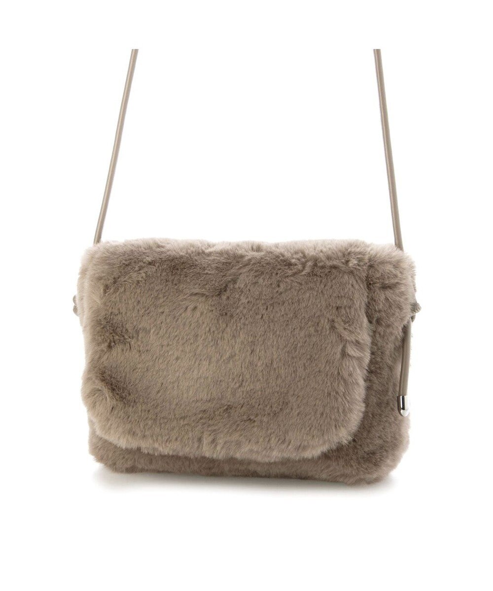 UNBILLION カシュカシュ cachecache / エコファーシンプルフラップショルダー 