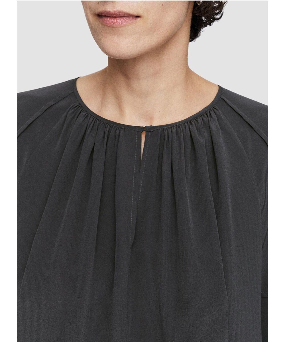 JOSEPH クレープ  ド  ソワ　リラックスフィットブラウス 