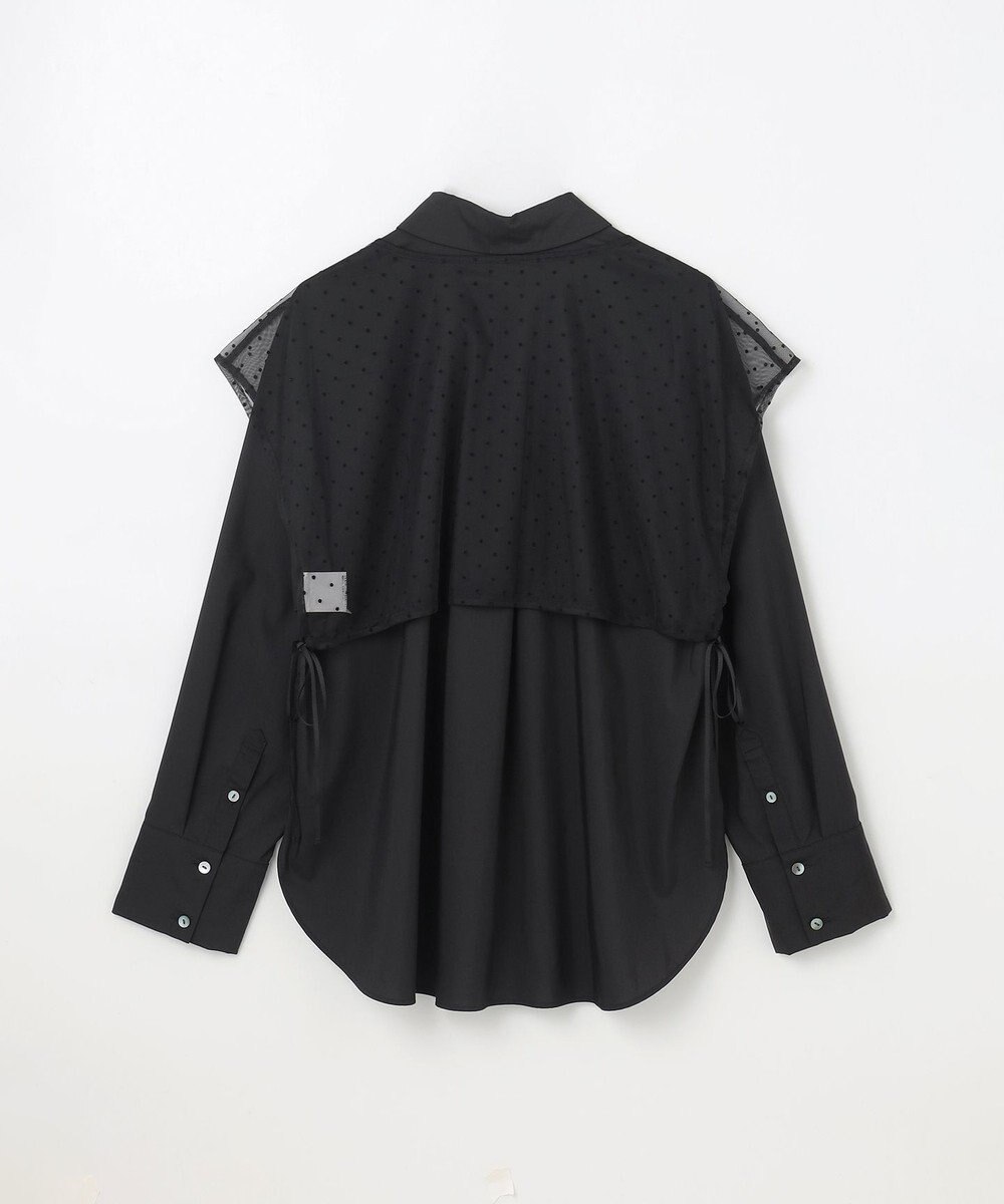 GRACE CONTINENTAL レイヤード刺繍シャツブラウス 