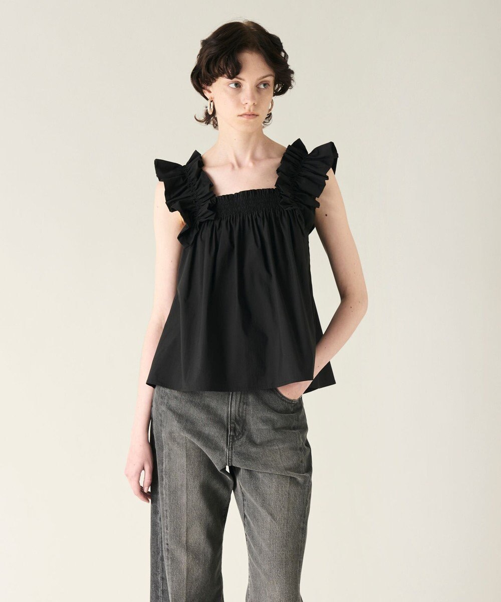 GRACE CONTINENTAL ショルダーフリルトップ 