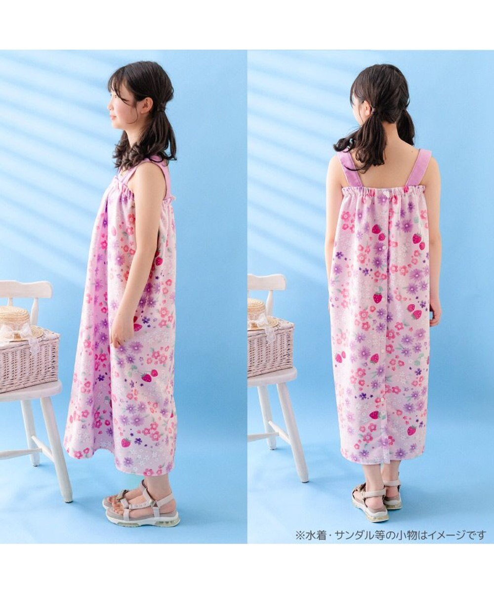 Mother garden マザーガーデン 野いちご 水泳 ラップタオル 100cm 