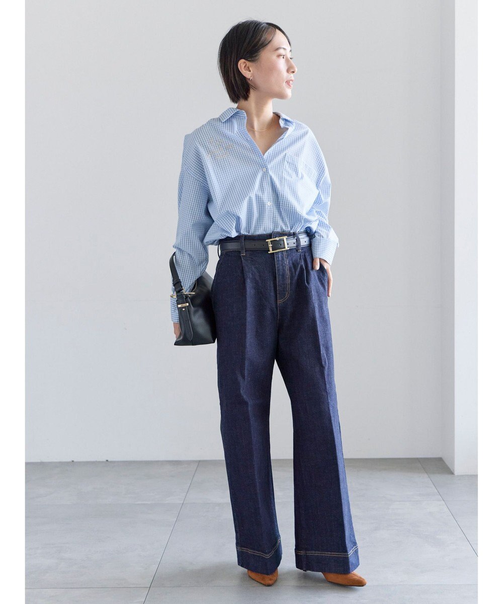 Te chichi ポイント刺繍シャツ 