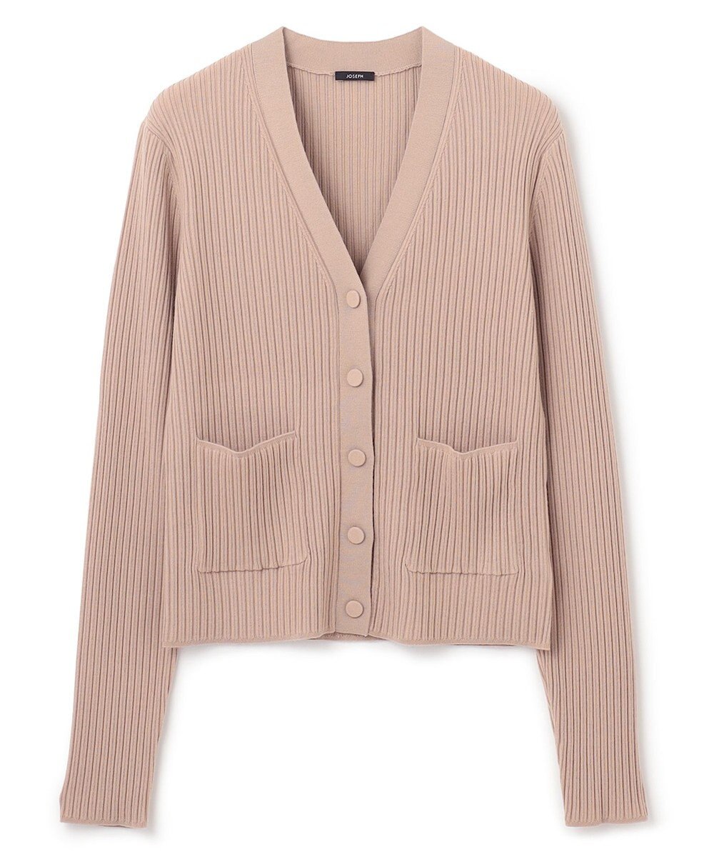 JOSEPH 【洗える】メリノリブ　ニットカーディガン 