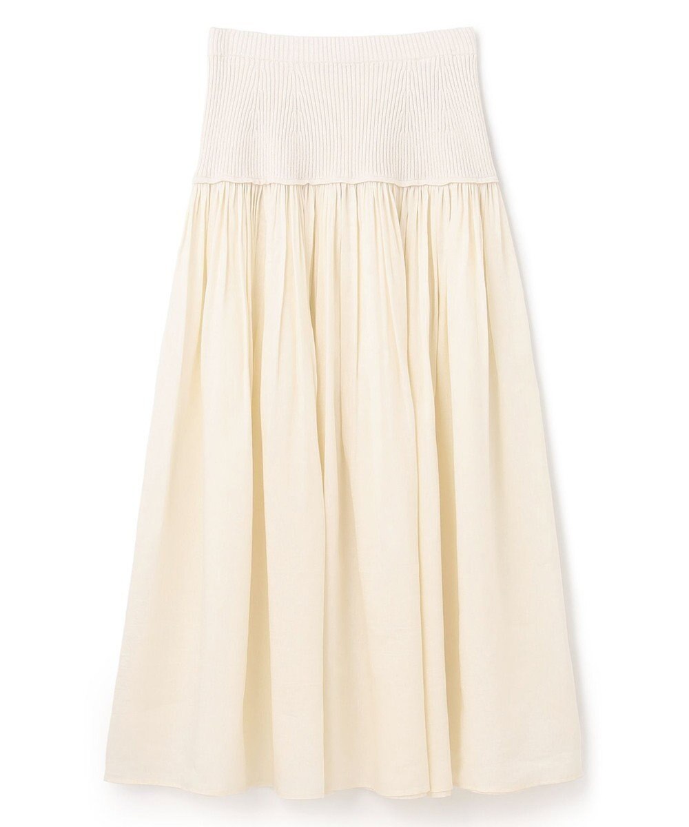 リネン ブレンド ミックス ウェイ スカート / JOSEPH | ファッション  