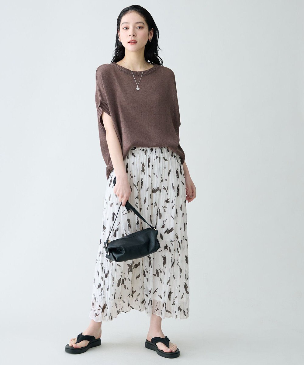 ANY ラミータッチオーバーニット 