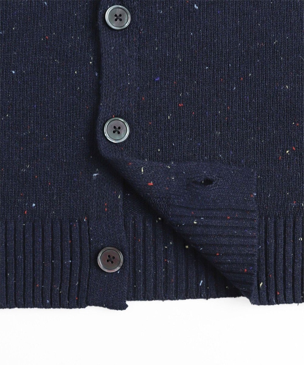 WEGO ネップクルーネックカーディガン 