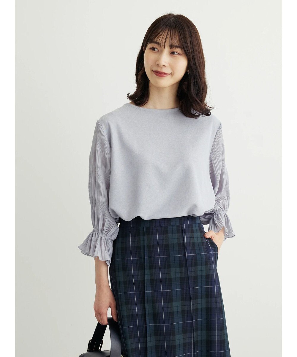 Green Parks マジョリカドッキング７分袖プルオーバー 