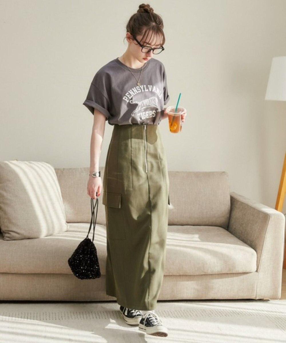 WEGO 【ANGIE VINTAGE】カレッジロゴプリントTee 