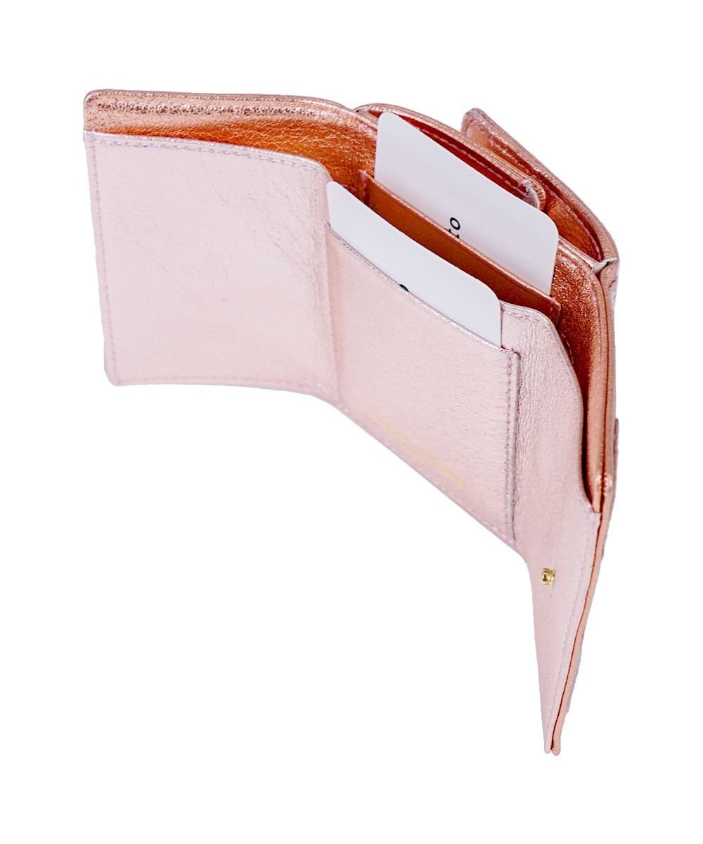 tsumori chisato CARRY 新マルチドット　ミニ財布　3つ折り 【キラキラでかわいい！本革のやわらかな風合い】 