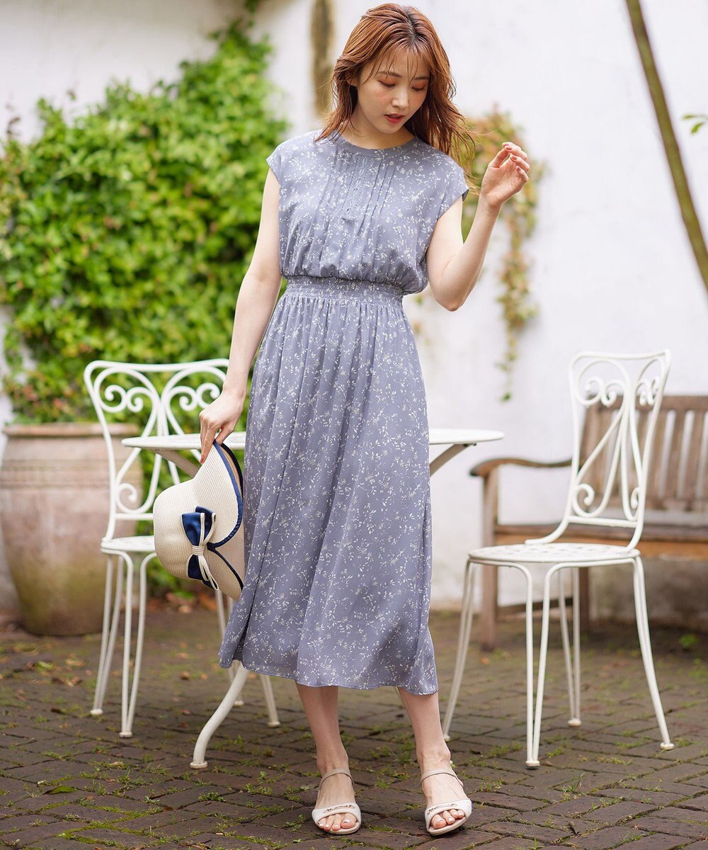 ANY SIS 【美人百花6月号掲載】フラワーブルームプリント ワンピース 