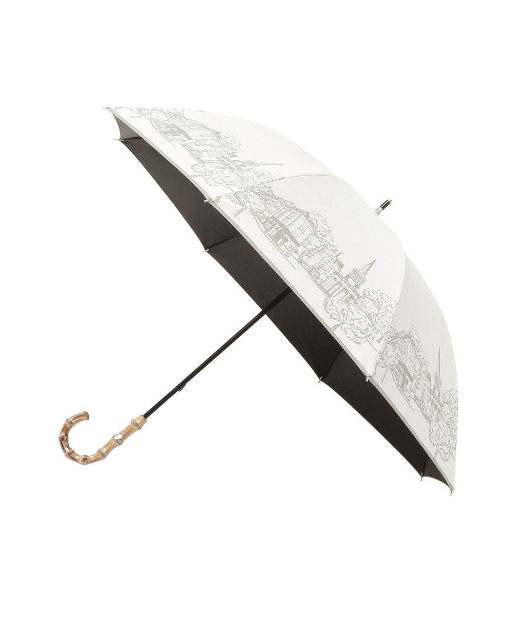 MOONBAT 【遮光100%】SOLFEGE MODE  晴雨兼用 長傘 日傘 街並プリント 