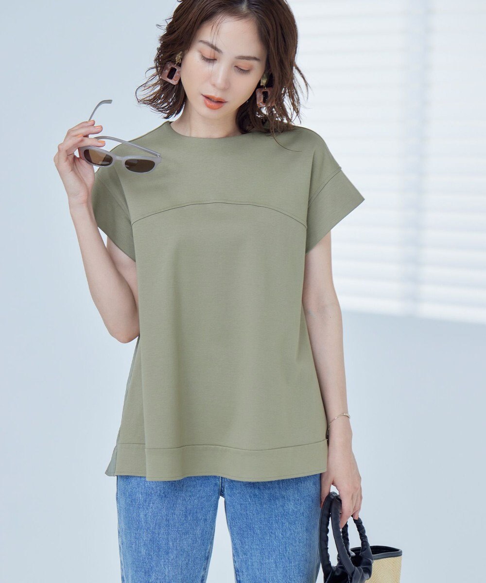 組曲 【WEB限定】コンシャスジャージー チュニックカットソー 