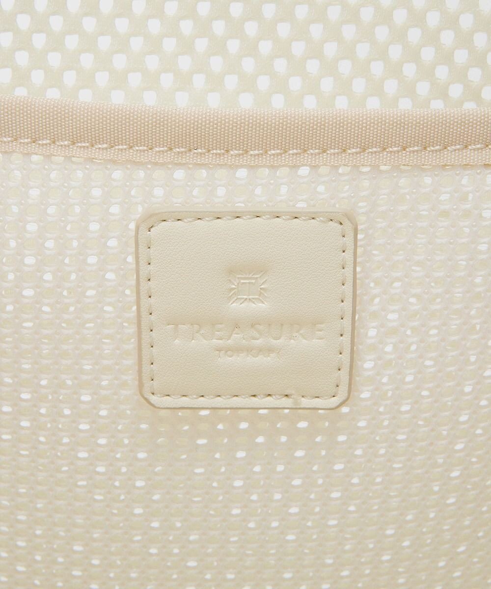 TOPKAPI 【TREASURE TOPKAPI】スパンコール ハンドル メッシュ トート バッグ 