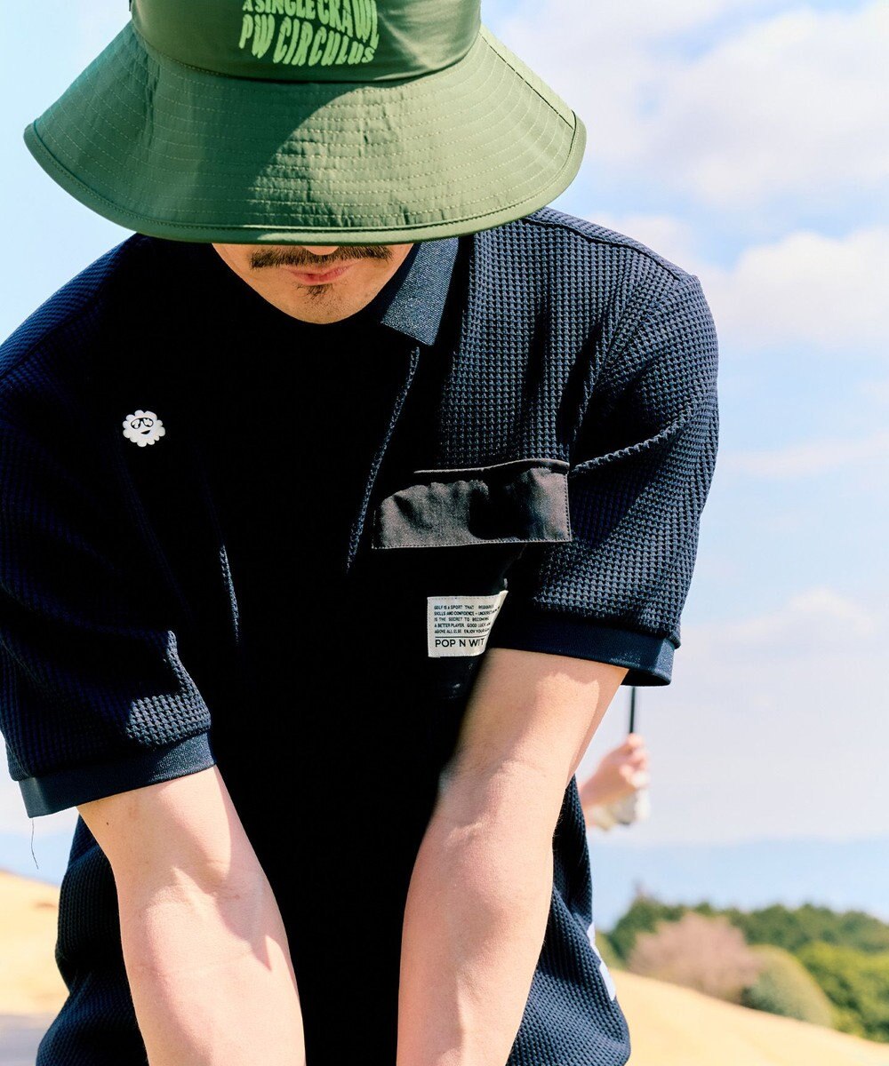 PW CIRCULUS 【MEN】ワッフルポロ 2026年モデル ゴルフ 