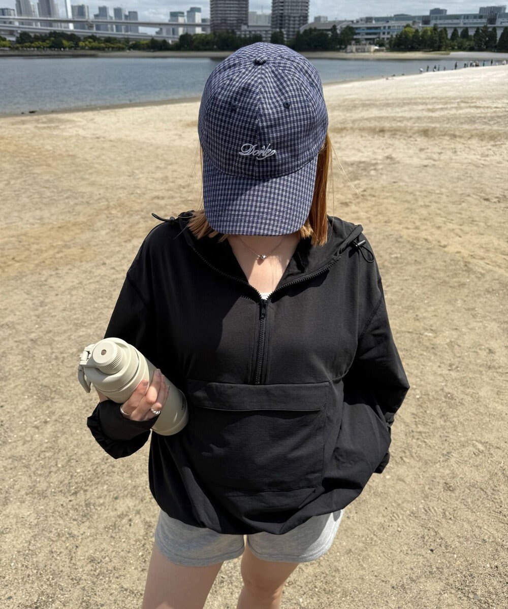 WEGO 【UVカット/吸水速乾/水陸両用/ラッシュガード】ハーフジップアノラックパーカー 