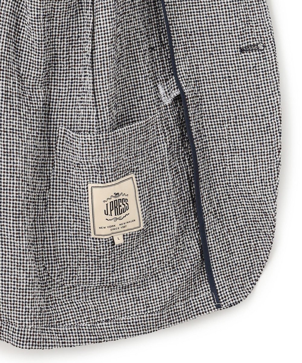 J.PRESS MEN 【SHACKET】ストレッチリネンサッカー ジャケット 