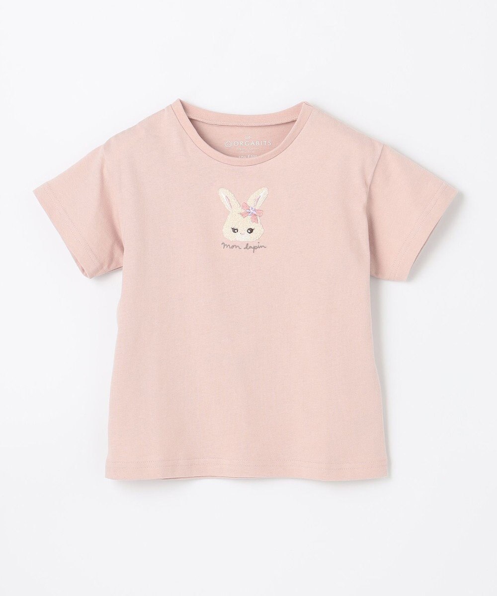 ANY KIDS オーガビッツアニマルサガラ刺繍Ｔシャツ 