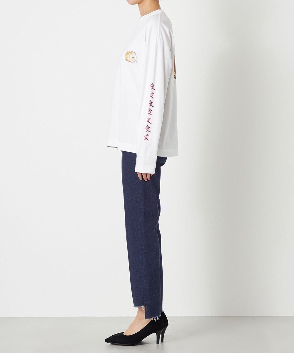 NAVE タブチ×NAVE プリント長袖Tシャツ 