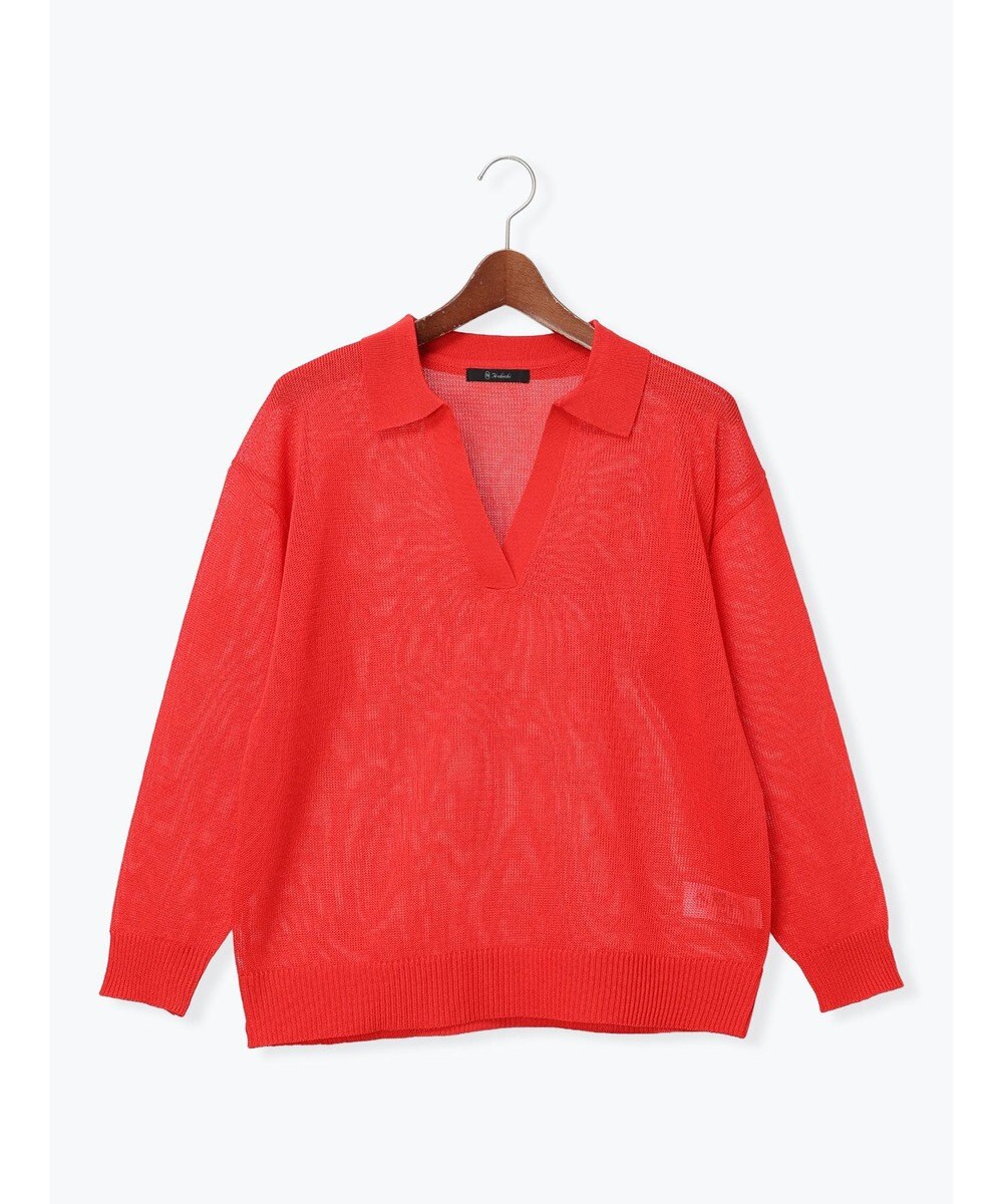 Te chichi メッシュスキッパーポロニット 