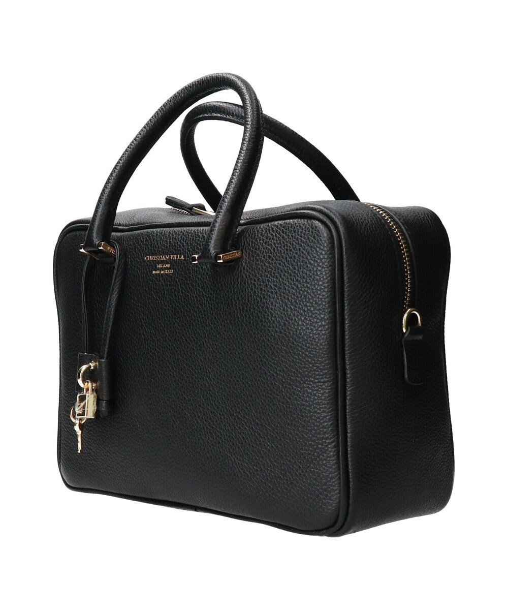 INTER-CHAUSSURES 【CHRISTIAN VILLA】ベーシックレザーハンドバッグ 