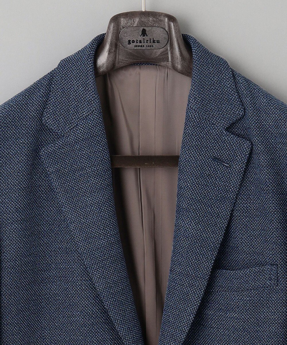 GOTAIRIKU 【カーディガンジャケット】ブリスターバーズアイ ニットジャケット 