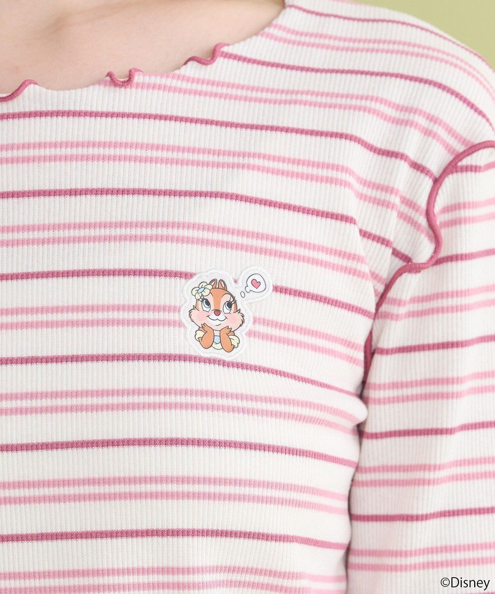 earth music&ecology チップ＆デール／ボーダーメロープルオーバー 