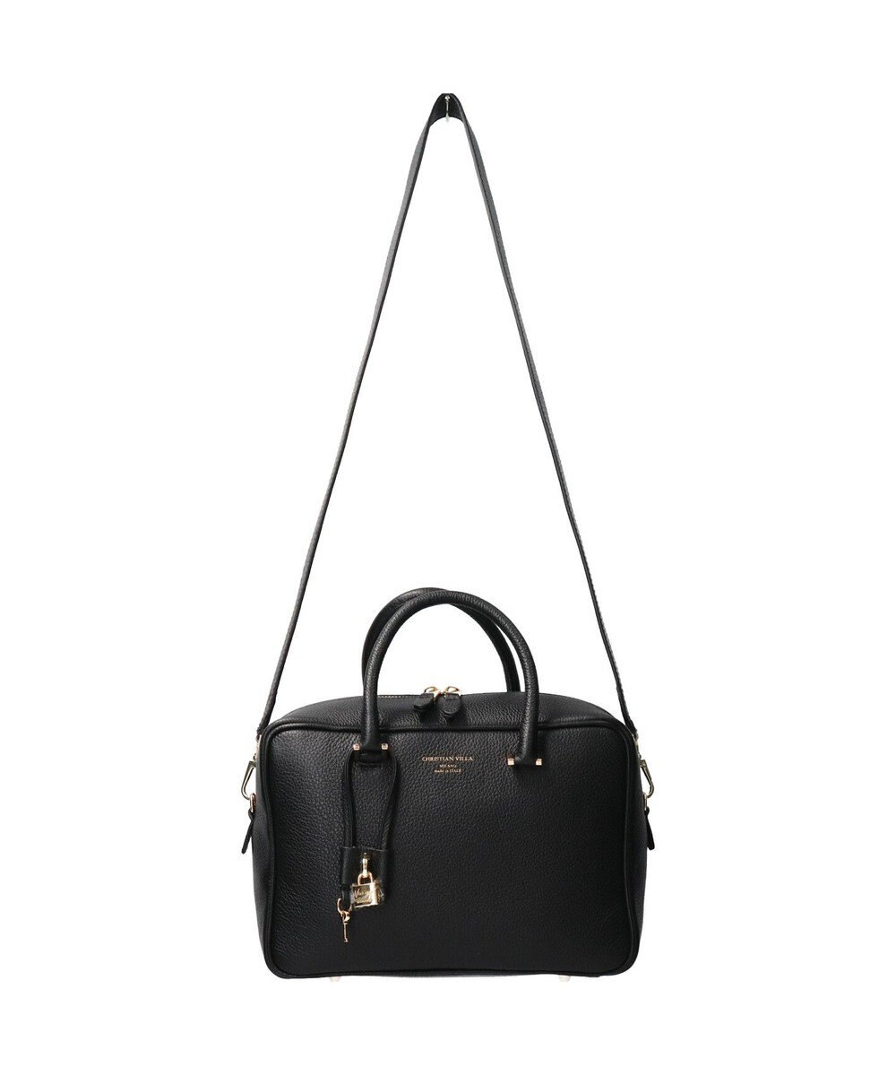 INTER-CHAUSSURES 【CHRISTIAN VILLA】ベーシックレザーハンドバッグ 