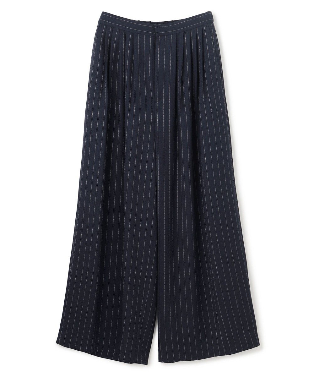 uncrave リネンライクツイル ワイドパンツ 