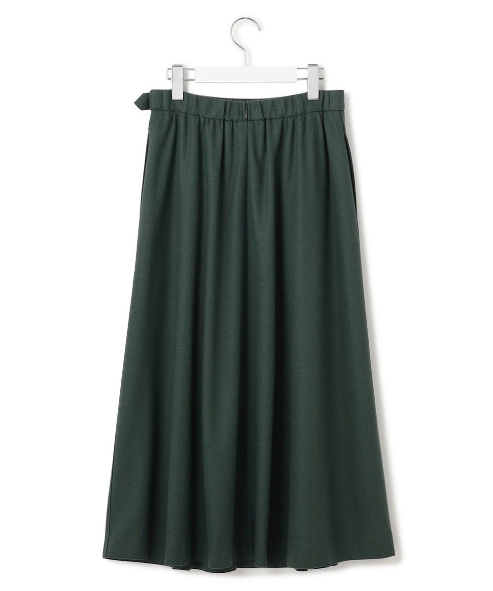 23区 【洗える】ウールミルドジャージー タック スカート 